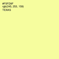 #F5FD9F - Texas Color Image