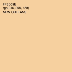 #F6D09E - New Orleans Color Image