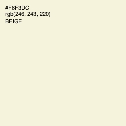 #F6F3DC - Beige Color Image
