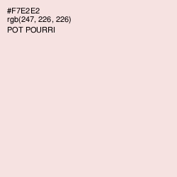#F7E2E2 - Pot Pourri Color Image