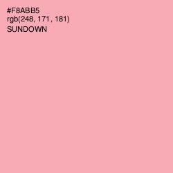 #F8ABB5 - Sundown Color Image