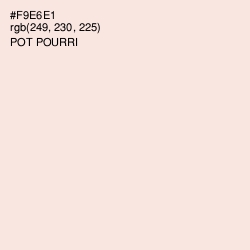 #F9E6E1 - Pot Pourri Color Image