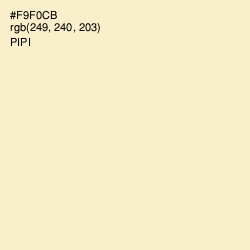 #F9F0CB - Pipi Color Image