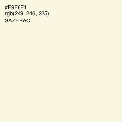 #F9F6E1 - Sazerac Color Image