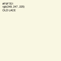 #F9F7E1 - Old Lace Color Image