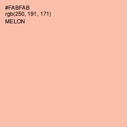 #FABFAB - Melon Color Image