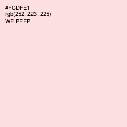 #FCDFE1 - We Peep Color Image