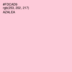 #FDCAD9 - Azalea Color Image