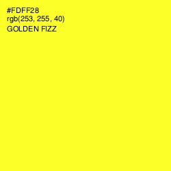 #FDFF28 - Golden Fizz Color Image
