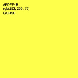 #FDFF4B - Gorse Color Image
