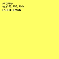 #FDFF64 - Laser Lemon Color Image