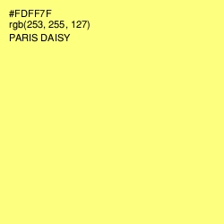 #FDFF7F - Paris Daisy Color Image