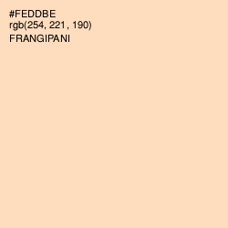 #FEDDBE - Frangipani Color Image