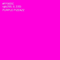 #FF00DC - Purple Pizzazz Color Image