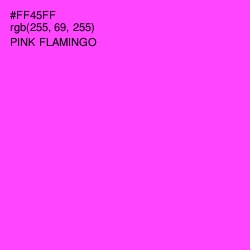 #FF45FF - Pink Flamingo Color Image