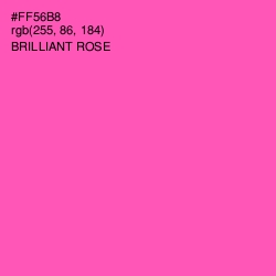 #FF56B8 - Brilliant Rose Color Image