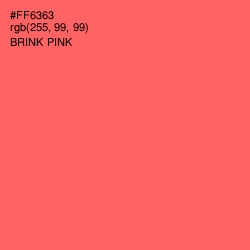#FF6363 - Brink Pink Color Image