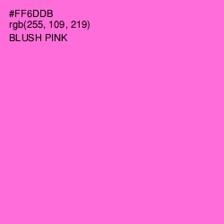 #FF6DDB - Blush Pink Color Image