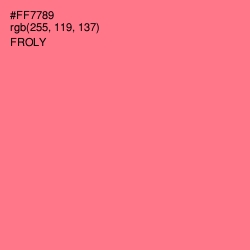 #FF7789 - Froly Color Image