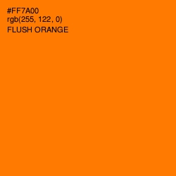 #FF7A00 - Flush Orange Color Image