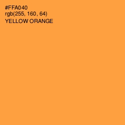 #FFA040 - Yellow Orange Color Image