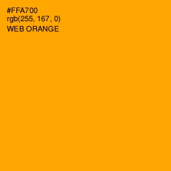 #FFA700 - Web Orange Color Image