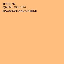 #FFBE7D - Macaroni and Cheese Color Image