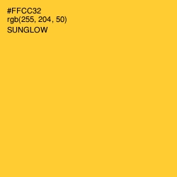 #FFCC32 - Sunglow Color Image
