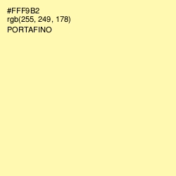 #FFF9B2 - Portafino Color Image