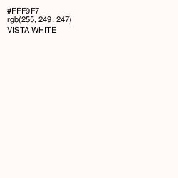 #FFF9F7 - Vista White Color Image