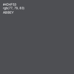 #4D4F53 - Abbey Color Image