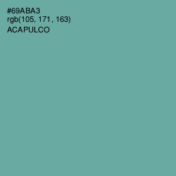 #69ABA3 - Acapulco Color Image