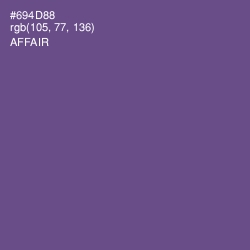 #694D88 - Affair Color Image