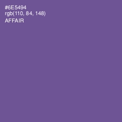 #6E5494 - Affair Color Image