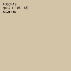 #D3C4A8 - Akaroa Color Image