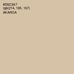 #D6C3A7 - Akaroa Color Image