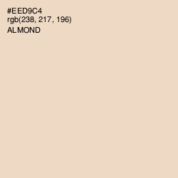 #EED9C4 - Almond Color Image