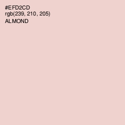 #EFD2CD - Almond Color Image