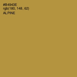 #B4943E - Alpine Color Image