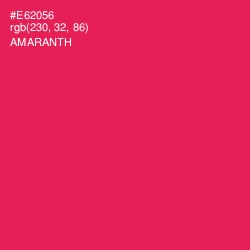 #E62056 - Amaranth Color Image
