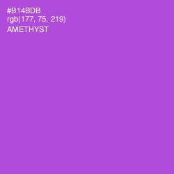 #B14BDB - Amethyst Color Image