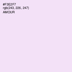 #F3E2F7 - Amour Color Image