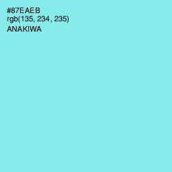 #87EAEB - Anakiwa Color Image
