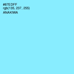#87EDFF - Anakiwa Color Image