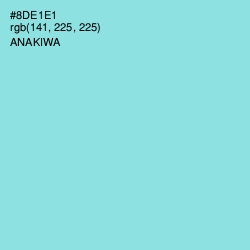 #8DE1E1 - Anakiwa Color Image