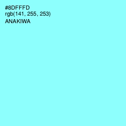 #8DFFFD - Anakiwa Color Image