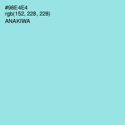 #98E4E4 - Anakiwa Color Image