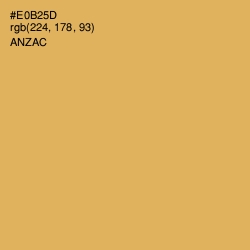 #E0B25D - Anzac Color Image