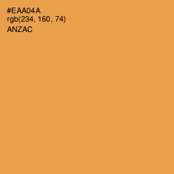 #EAA04A - Anzac Color Image