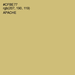 #CFBE77 - Apache Color Image